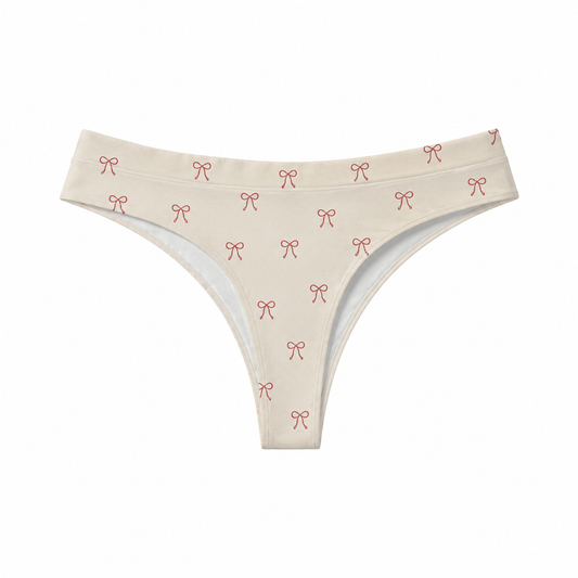 Cherry Bows Thong
