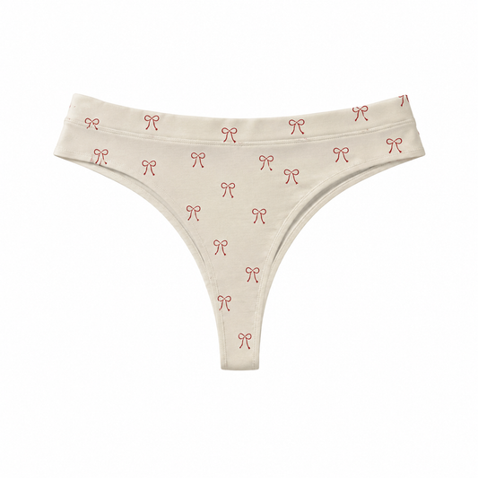 Cherry Bows Thong